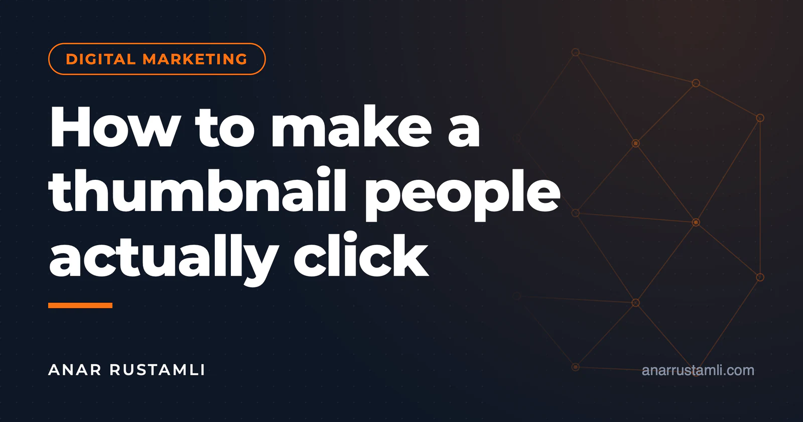 How to make a clickable thumbnail — Anar Rustamli