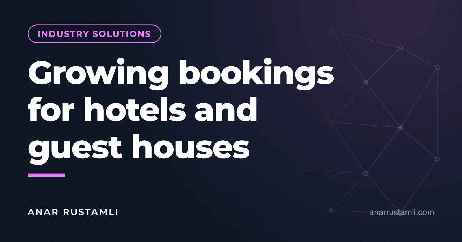 Increase reservation for hotels and guesthouses — Anar Rustamli