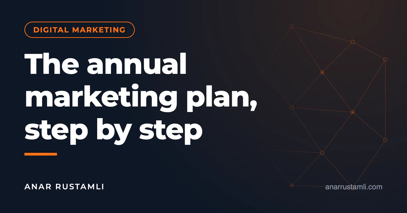 Annual marketing plan: step by step (with template → R2) — Anar Rustamli
