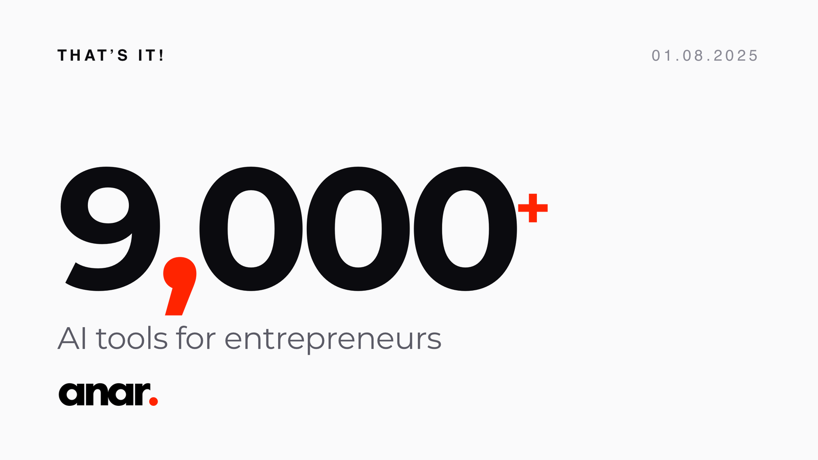 Over 9,000 AI Tools for Entrepreneurs - Get Access | Anar Rustamli