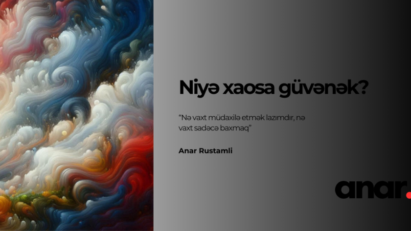 Anar Rustamli - my view